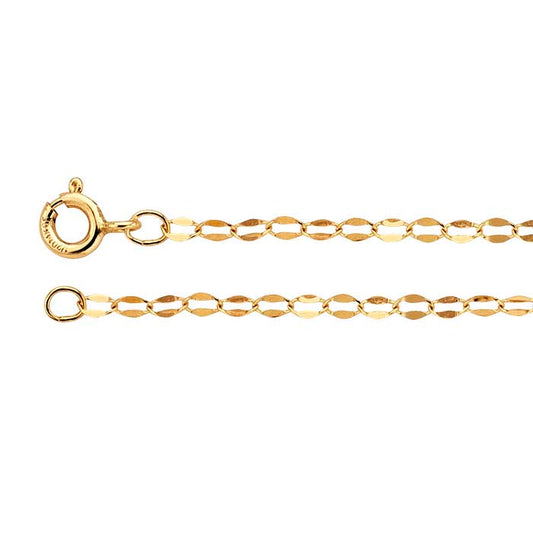 14k Gold-filled Thick link flash Chain Necklace